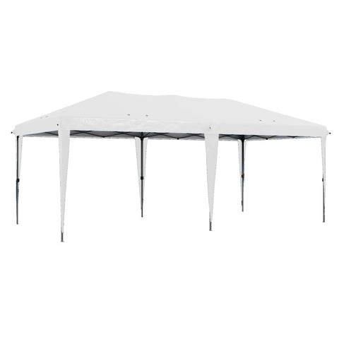 Rootz Pop-Up Tent - Outdoor Canopy - Event Shelter - UV Protection - Spacious Design - 5.85m x 2.95m x 2.65m