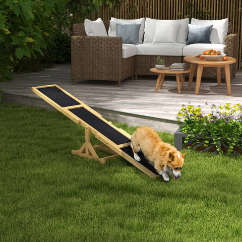 Rootz Dog Rocker - Agility Trainer - Dog Bouncer - Non-Slip Surface - 180cm x 30cm x 30cm - Holds Up To 50kg