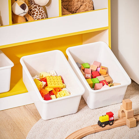 Rootz Children's Storage Shelf - Organizing Shelf - Kids Bookshelf - Optimized Storage Solution - 70x58x30cm - Brighten Kids Room