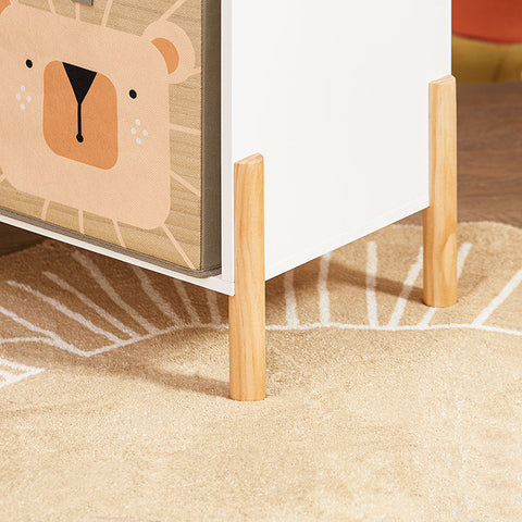 Rootz Children's Bookshelf - Kids Storage Shelf - Bookcase Organizer - Safety Features - 65cm x 70cm x 30cm