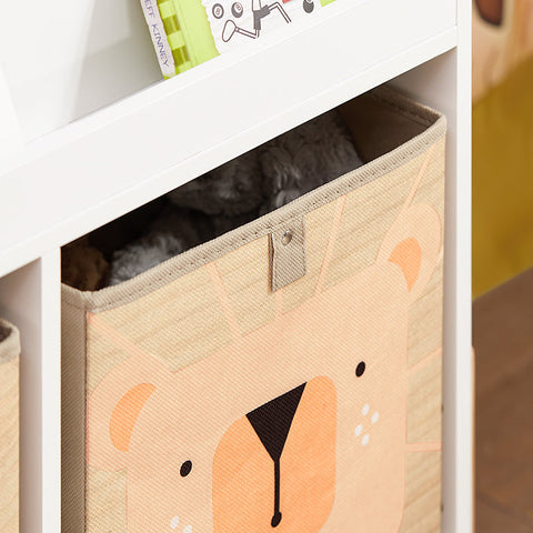 Rootz Children's Bookshelf - Kids Storage Shelf - Bookcase Organizer - Safety Features - 65cm x 70cm x 30cm