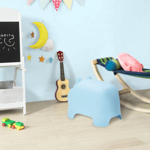 Rootz Children's Stool - Animal Stool - Pig Design Chair - Non-Toxic Plastic - Easy to Clean - Decorative and Functional - 35cm x 42cm x 60cm