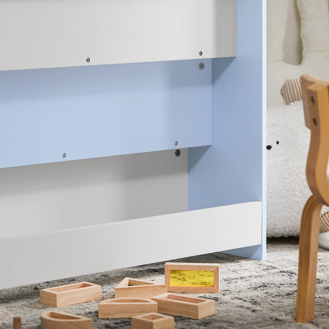Rootz Kids Bookshelf - Children's Bookcase - Storage Unit - Safety and Convenience - MDF E1 - 80x88x30cm