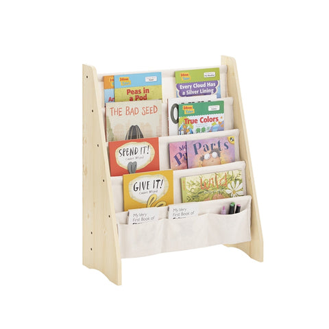 Rootz Kids Book Organizer - Shelf - Storage Unit - Multi-Purpose - Ideal for Tidiness - 63cm x 76cm x 28cm