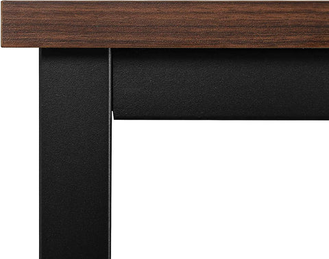 Rootz Bar Table - Pub Table - High Table - Iron Frame Stability - Water-Resistant - Easy Maintenance - 60cm x 60cm x 102cm