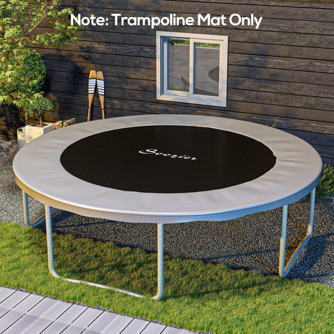 Rootz Trampoline Replacement Cloth - Jumping Mat - Trampoline Cover - Durable & UV Protected - Ø 385 cm - Fits Ø 4.3m Trampolines with 14 cm Springs