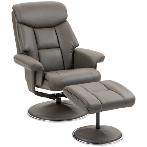 Rootz TV Recliner Chair with Stool - Gaming Chair - Rocker Function - Faux Leather - 81cm x 95cm x 107cm
