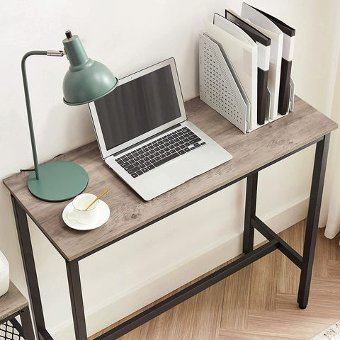 Rootz Bar Table Brown-Black - High Table - Pub Table - Space-Saving Design - 100 x 40 x 90 cm