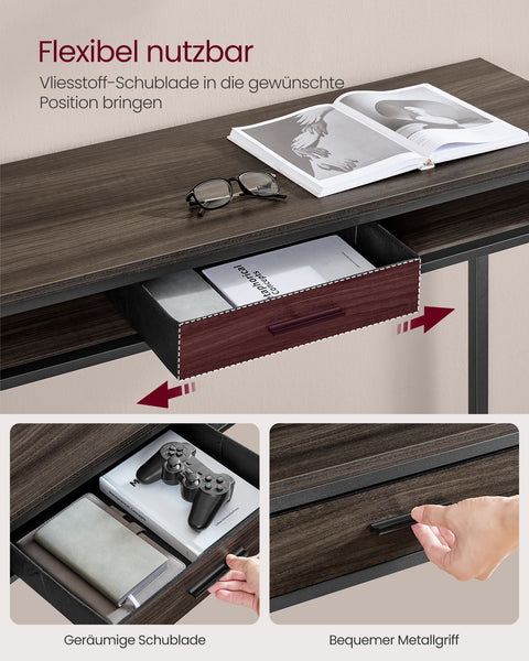 Rootz Bar Table with Charging Station - Bartisch mit Ladestation - Built-in Power Supply - 40 x 99.8 x 104.6 cm