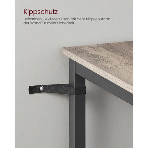 Rootz Bar Table - High Table - Pub Table - Chipboard & Steel - Sturdy Design - 60cm x 60cm x 92cm