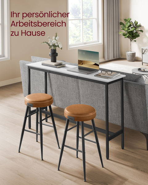Rootz Bar Table - High Top Table - Cocktail Table - Elegant Design - 140cm x 40cm x 90cm