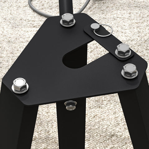 Rootz Weight Rack - Weight Frame - Storage Solution - 300kg Capacity - Steel Construction - 80cm x 80cm x 85cm