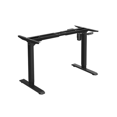 Rootz Electric Height-Adjustable Table Frame - Standing Desk - Sit Stand Desk - Motorized Desk - Remote Control - (115-147) x 60 x (71-112) cm