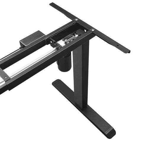 Rootz Electric Height-Adjustable Table Frame - Standing Desk - Sit Stand Desk - Motorized Desk - Remote Control - (115-147) x 60 x (71-112) cm