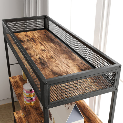 Rootz 3-Tier Shelf Cat Litter Box - Enclosed Cat House - Hidden Litter Cabinet - Privacy Ensured - 80cm x 48cm x 152cm