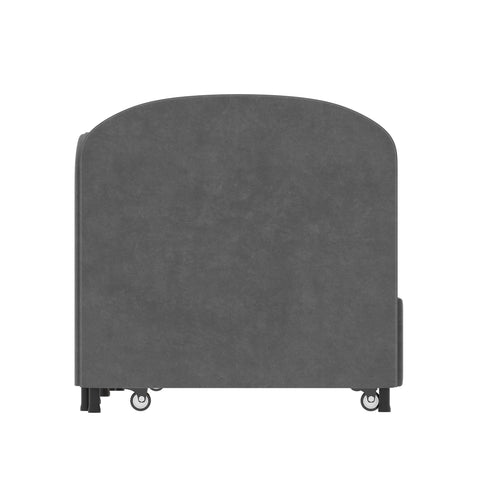 Rootz Sofa Bed with Drawers - Twin Size Upholstered - Velvet Sofa - Extra Storage - 210cm x 99cm x 82.5cm