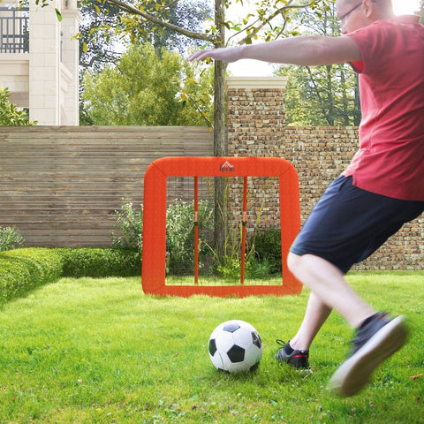 Rootz Soccer Rebounder - Ball Rebounder - Soccer Training Aid - Improve Ball Skills - 128cm x 118cm x 108-120cm