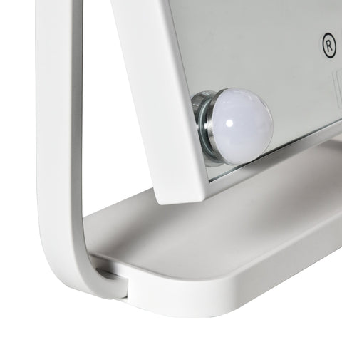 Rootz Hollywood LED Makeup Mirror - Vanity Mirror - Beauty Mirror - Touchscreen Controls - 32.8cm x 11cm x 47.4cm