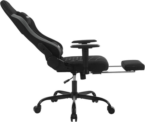 Rootz Massage Gaming Chair - Ergonomic Gamer Chair - Lumbar Support - Breathable Tech Fabric - Adjustable Armrests - 50cm x 48cm x 75.5cm