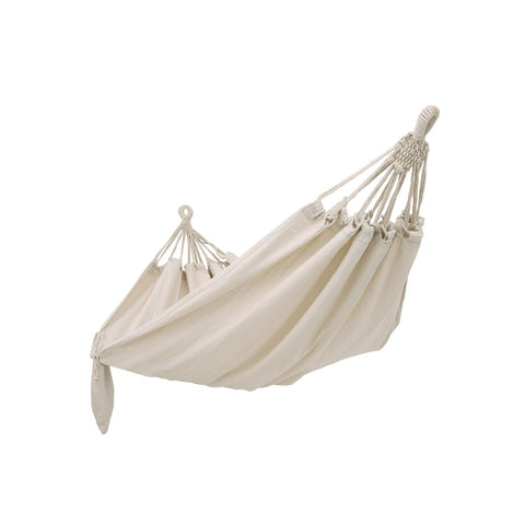 Rootz Multi-Person Hammock - Natural White Hammock - Swing Chair - Relaxing Comfort - 210cm x 150cm - Total Length 300cm - Durable & Stable