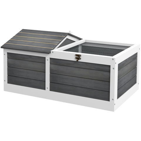 Rootz Small Turtle Enclosure Cage - House for Turtles - Pet Habitat - Privacy & Security - 86cm x 54cm x 43cm