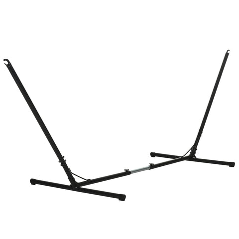 Rootz Adjustable Hammock Frame - Durable Hammock Stand - Weatherproof Metal Frame - Indoor & Outdoor Use - 313-388cm x 109cm x 116cm