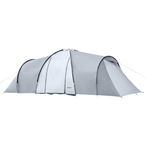 Rootz Family Camping Tent - Dome Shelter - Outdoor Canopy - UV Protection - 590cm x 245cm x 193cm