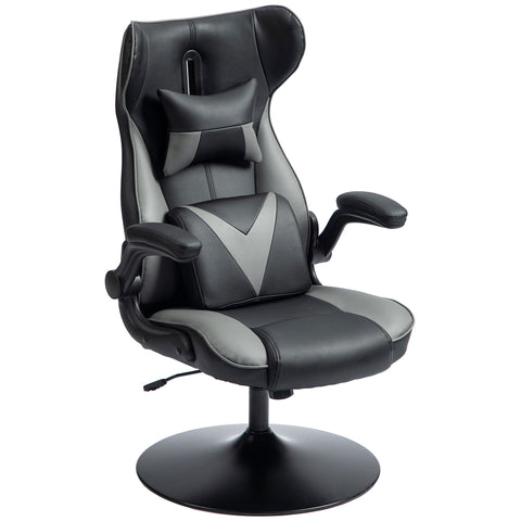 Rootz Rocking Gaming Chair - Swivel Seat - Ergonomic Chair - Height Adjustable - 67cm x 71cm x 112cm - Ultimate Comfort