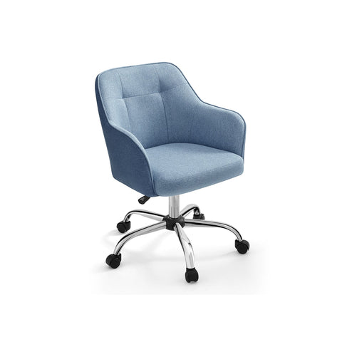Rootz Swivel Desk Chair - Office Chair - Rolling Chair - Ergonomic Design - Steel Frame - 69cm x 65cm x 83-93cm