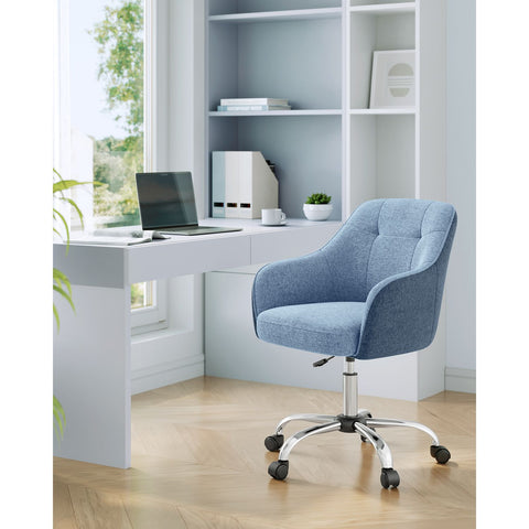 Rootz Swivel Desk Chair - Office Chair - Rolling Chair - Ergonomic Design - Steel Frame - 69cm x 65cm x 83-93cm