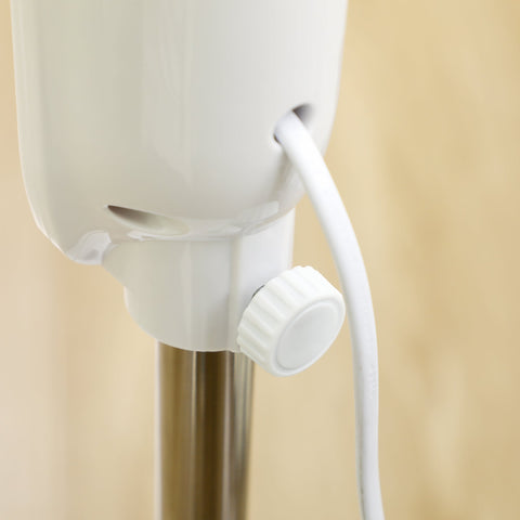 Rootz Pedestal Fan Ø 44cm - Floor Fan - Quiet Fan - Remote Control - Adjustable Height - 110-124H cm