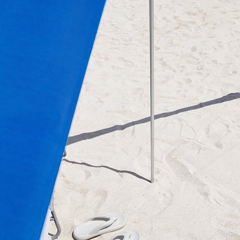 Rootz Portable Shade Sail - Sun Shade - Beach Tent - Polyester and Lycra - UV Protection - 300cm x 300cm x 200cm