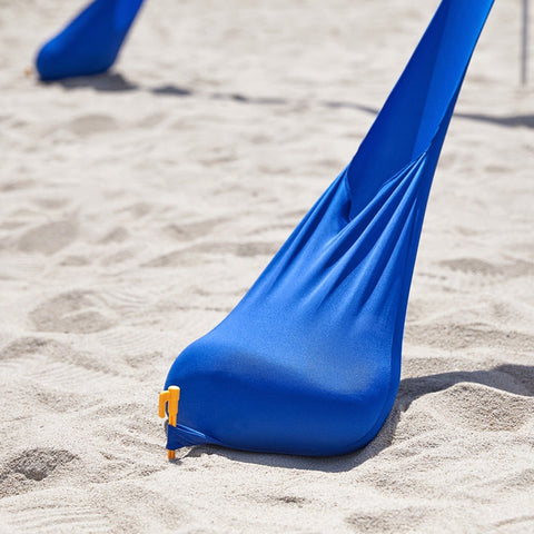 Rootz Sun Shade Sail Canopy - Beach Tent - Camping Canopy - Provides UV Protection - 400cm x 400cm x 200cm