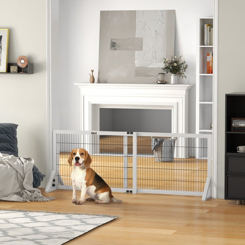 Rootz Dog Guard Protective Gate - Pet Safety Fence - Adjustable Barrier - Maximum Safety - 101-181 cm x 44 cm x 67 cm