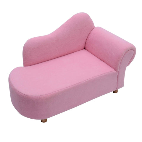 Rootz Children's Sofa - Mini Armchair - Chaise Longue - Soft Padding - Durable Materials - Perfect Size - 80cm x 40cm x 49cm