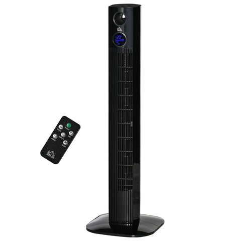 Rootz Tower Fan - Oscillating Fan - Cooling Fan - 70° Oscillation - Aromatherapy - 31.5cm x 31.5cm x 96cm