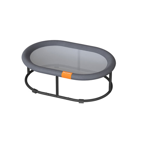 Rootz Cat Hammock - Gray Pet Bed - Steel Frame - Oxford Cloth - Lightweight - 52cm x 42cm x 20cm
