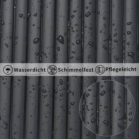 Rootz PVC Privacy Fence Screen - Garden Fence - Weather Resistant - UV Protection - Privacy Protection - Easy to Install - 80/90/100/120/160cm x 300/400/500cm