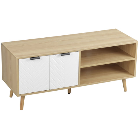 Rootz TV Furniture - Entertainment Center - Media Console - Ample Storage - 110 x 39 x 48.8 cm