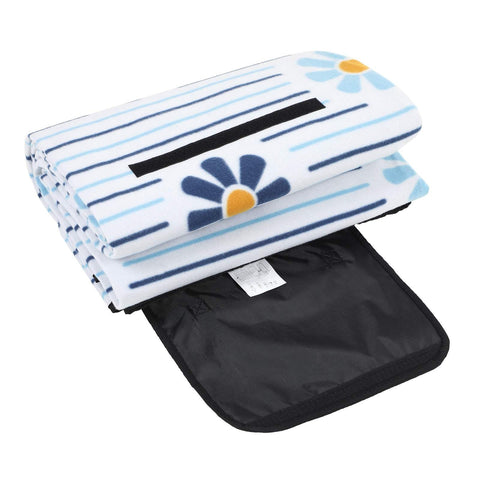 Rootz Picnic Blanket - Outdoor Blanket - Waterproof Mat - Fleece Surface - Aluminum Coating - Insulating Layer - Portable - 200cm x 200cm x 1kg