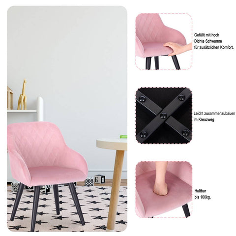 Rootz Children's Chair - Kids' Seat - Ergonomic Toddler Chair - Supportive Design - Stylish & Fun - Durable & Easy-to-Clean - 37.5cm x 55cm x 38cm