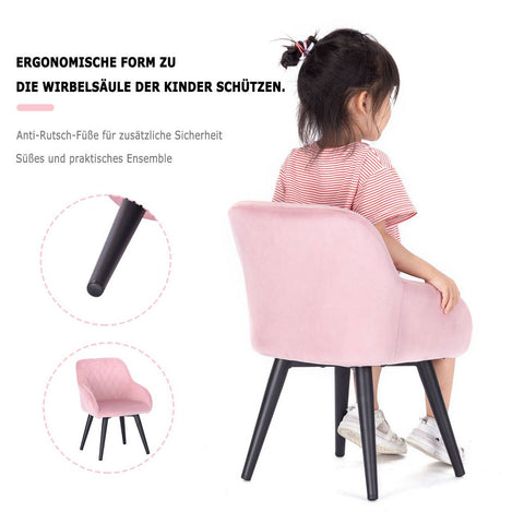 Rootz Children's Chair - Kids' Seat - Ergonomic Toddler Chair - Supportive Design - Stylish & Fun - Durable & Easy-to-Clean - 37.5cm x 55cm x 38cm