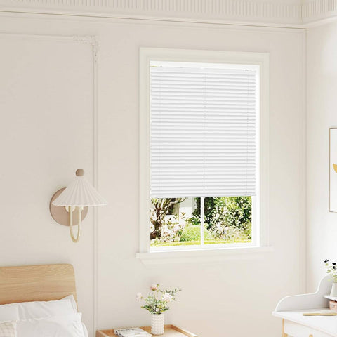 Rootz Pleated Blind with Suction Cups - Folding Window Shade - Translucent Window Covering - Height Adjustable - Easy Installation - 50cm x 120cm