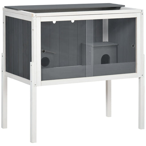 Rootz Hamster Cage - Dwarf Hamster Enclosure - Rodent Habitat - Safe & Stable - 82cm x 45cm x 81cm
