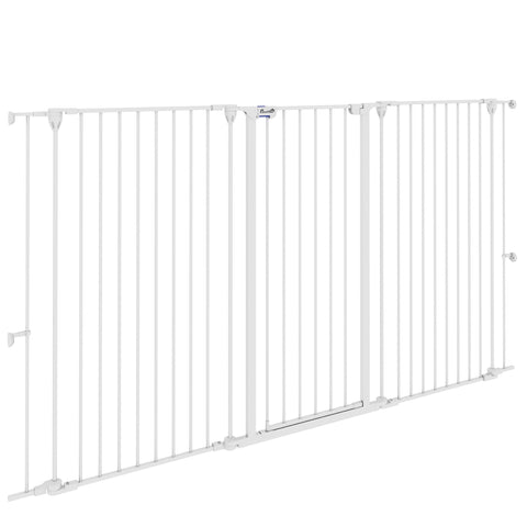 Rootz Safety Gate for Dogs - Pet Barrier - Dog Fence - Double Locking - Foldable Design - 206cm x 120cm
