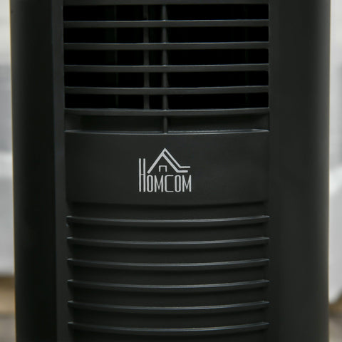 Rootz Quiet Column Fan - Tower Fan - Cooling Appliance - 70° Oscillation - Energy Saving - 31.5 x 31.5 x 96 cm - Black