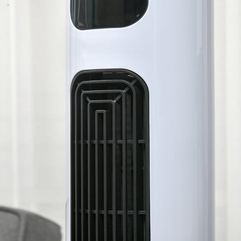 Rootz Column Fan - Tower Fan - Oscillation Fans - Energy Saving - 31.5cm x 31.5cm x 117cm - Remote Control Included