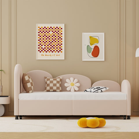 Rootz Sofa Bed with Drawers - Twin Beds - Children's Beds - Storage Solution - 210cm x 99cm x 82.5cm