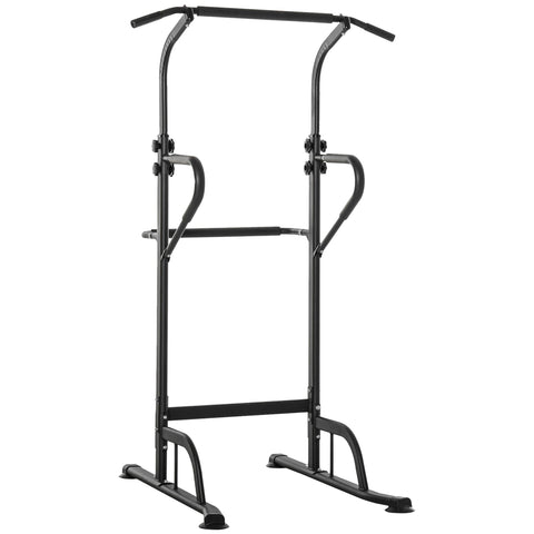 Rootz Multifunctional Training Station - Pull Up Bar - Roman Chair - Full Body Workout - 98cm x 102cm x 180-212cm