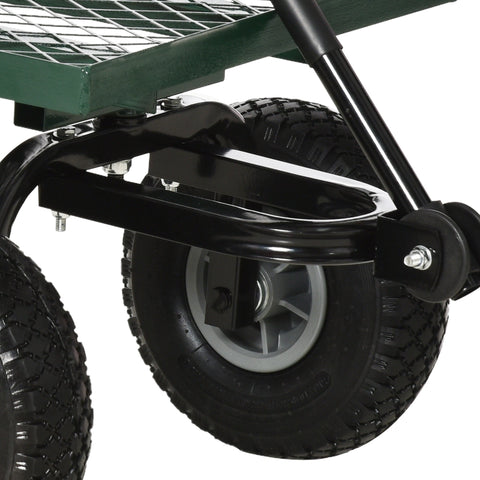 Rootz Garden Cart - Transport Cart - Hand Truck - 150kg Capacity - Foam Handle - 94L x 48.5W x 100H cm